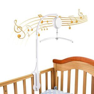 28 inches crib mobile arm with mobile music box,mobile arm for crib with crib